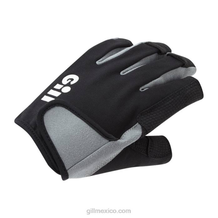 Gill Marine guantes de marinero - dedo corto negro Z6F2139