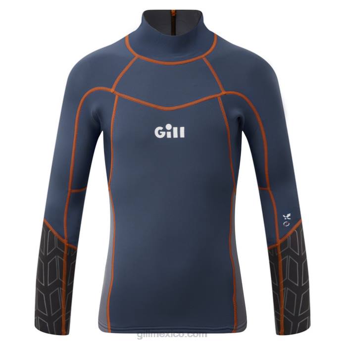 Gill Marine camiseta junior zenlite océano y gris acero Z6F2536