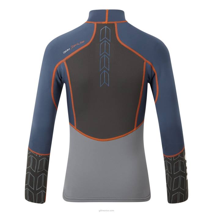 Gill Marine camiseta junior zenlite océano y gris acero Z6F2536