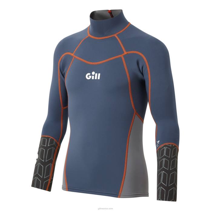 Gill Marine camiseta junior zenlite océano y gris acero Z6F2536