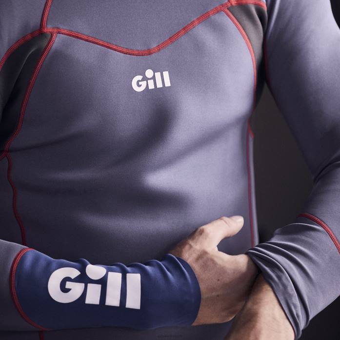 Gill Marine top zenlite hombre gris acero Z6F2534