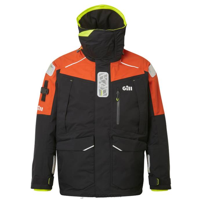 Gill Marine os1 océano chaqueta grafito/naranja Z6F2125