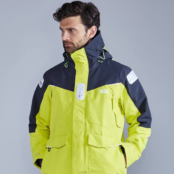 Gill Marine chaqueta os2 offshore para hombre - edición especial azufre Z6F2351