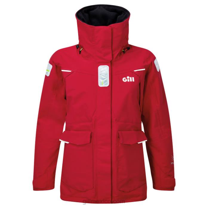 Gill Marine chaqueta os2 para mujer rojo Z6F2347