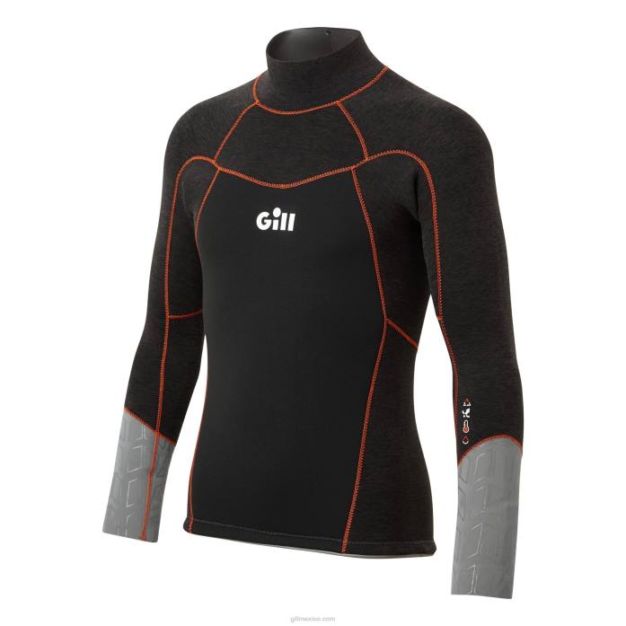 Gill Marine camiseta junior zentherm negro Z6F2285