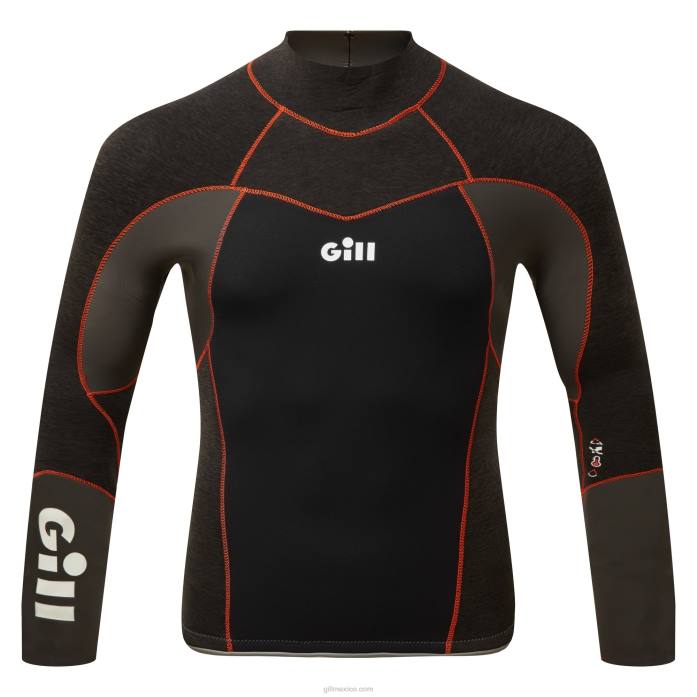 Gill Marine top zentherm hombre negro Z6F2538