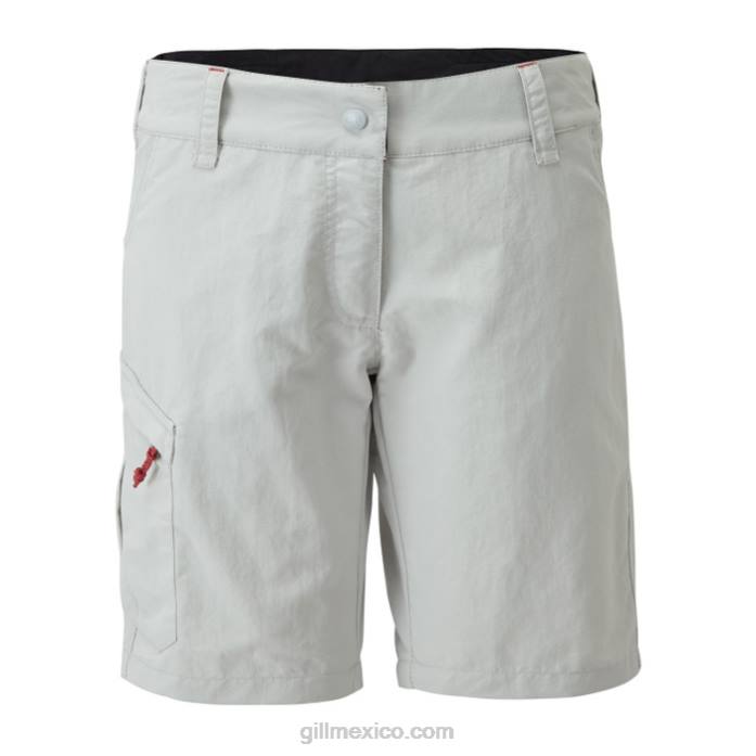 Gill Marine shorts uv tec mujer plata Z6F2498