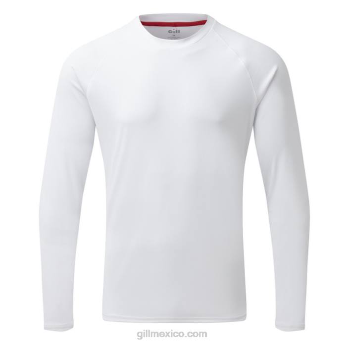 Gill Marine camiseta de manga larga uv tec para hombre blanco Z6F2543