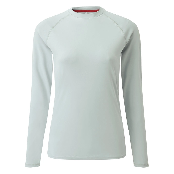 Gill Marine camiseta uv tec mujer - manga larga gris medio Z6F2214