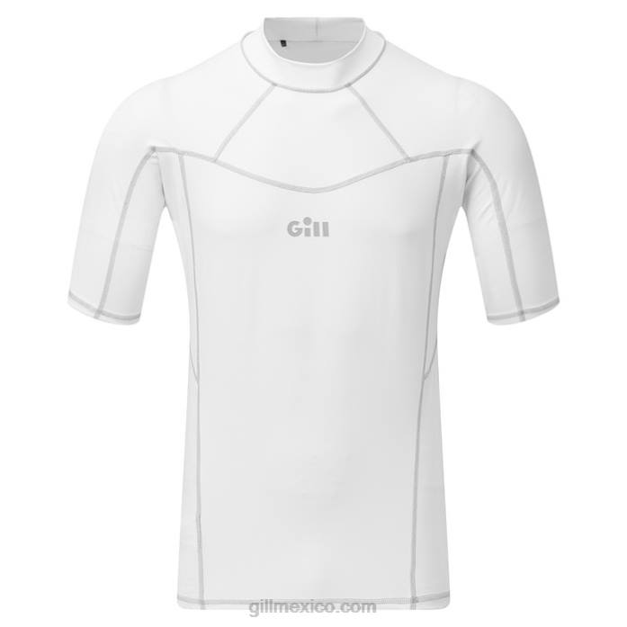 Gill Marine chaleco impermeable para hombre - manga corta blanco Z6F2274