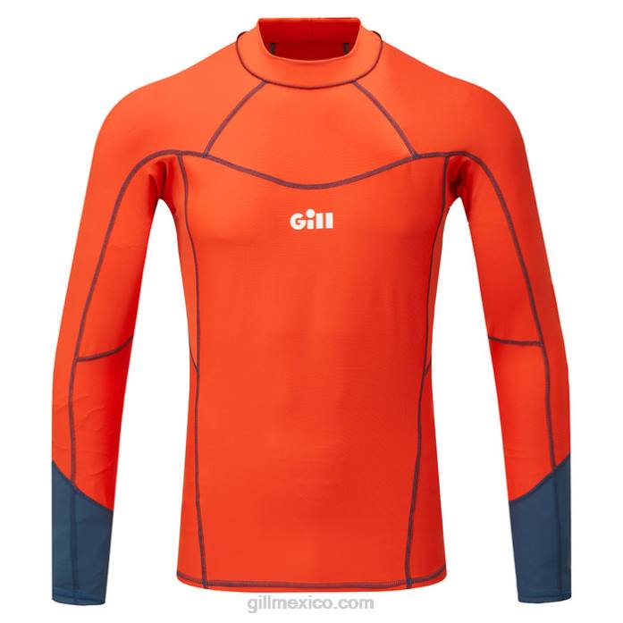 Gill Marine chaleco impermeable para hombre - manga larga naranja Z6F2277