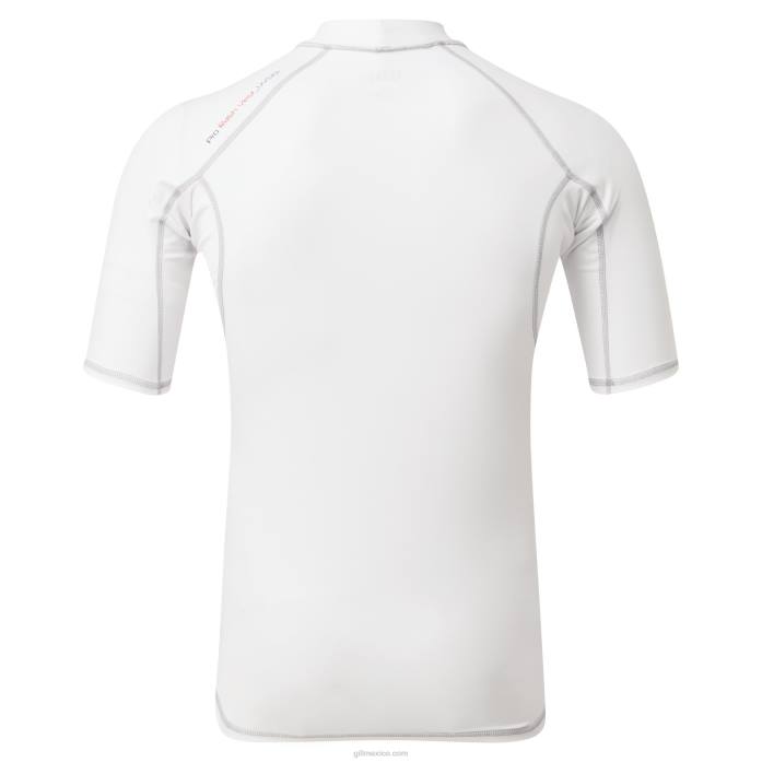 Gill Marine chaleco pro rash de manga corta para hombre blanco Z6F2588