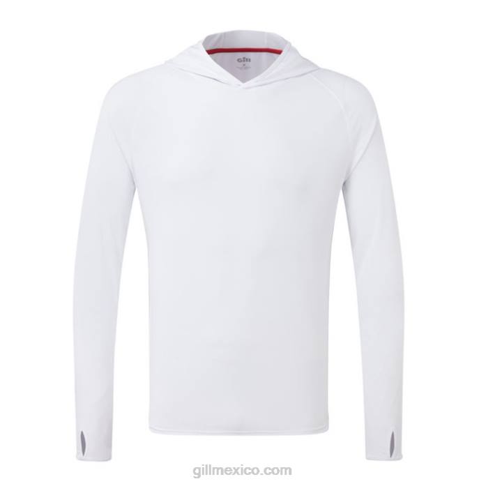 Gill Marine sudadera con capucha uv tec blanco Z6F2541