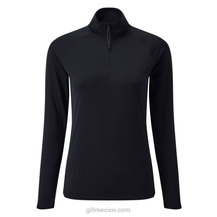 Gill Marine camiseta uv tec zip mujer - manga larga Armada Z6F2201