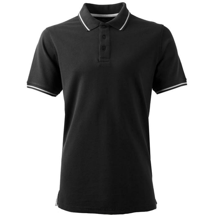 Gill Marine playera tipo polo para hombre negro Z6F2249