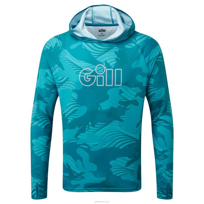 Gill Marine sudadera con capucha camuflada xpel tec camuflaje de piscina Z6F2410