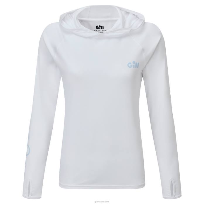 Gill Marine sudadera xpel tec mujer blanco Z6F2414