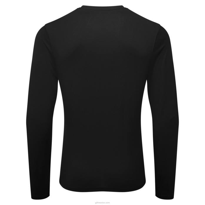 Gill Marine camiseta Holcombe para hombre - manga larga negro Z6F2321