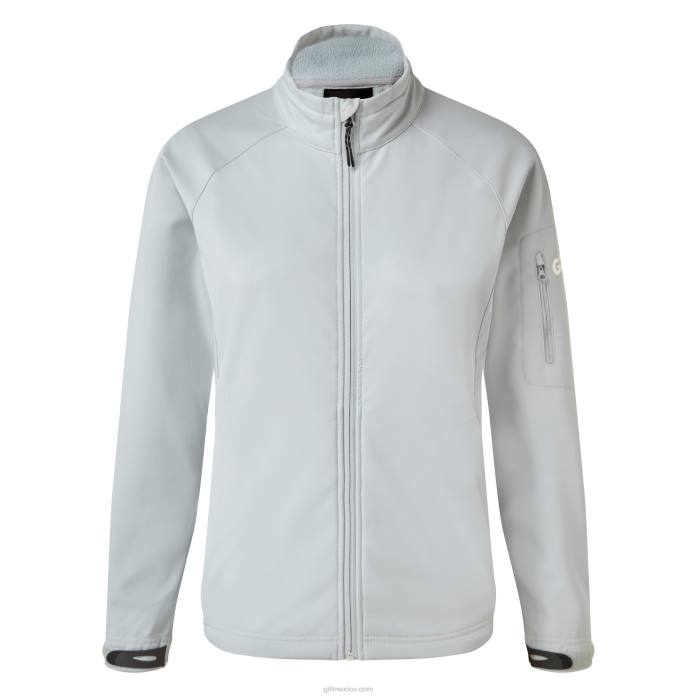 Gill Marine chaqueta softshell del equipo femenino gris medio Z6F2176