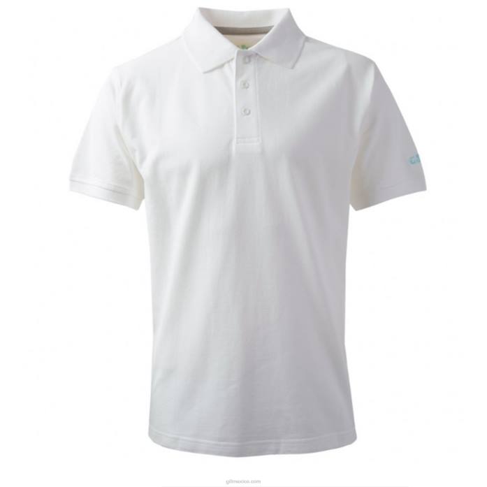 Gill Marine polo de hombre blanco Z6F2257