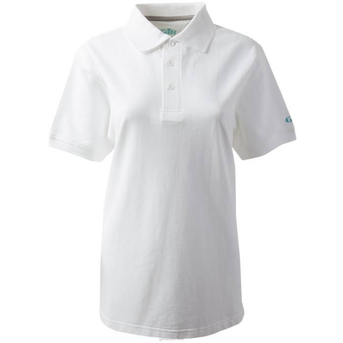 Gill Marine polo de mujer blanco Z6F2252