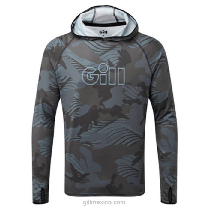 Gill Marine sudadera con capucha camuflada xpel tec camuflaje de sombra Z6F250