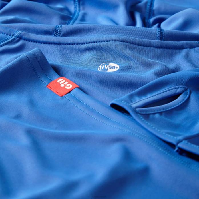 Gill Marine sudadera con capucha uv tec azul Z6F2196