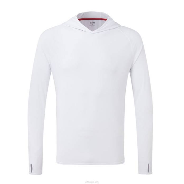 Gill Marine sudadera con capucha uv tec blanco Z6F2195