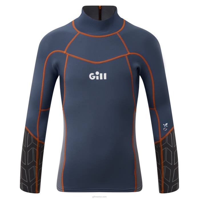 Gill Marine camiseta junior zenlite océano y gris acero Z6F2189