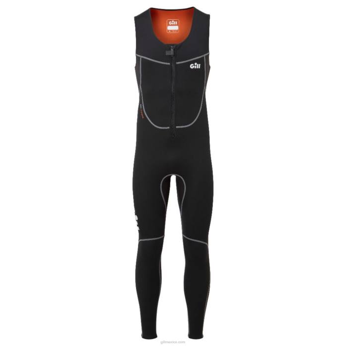 Gill Marine calzoncillos largos dinámicos para hombre negro Z6F2182