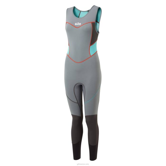 Gill Marine traje de esquife zenlite mujer gris acero Z6F2190