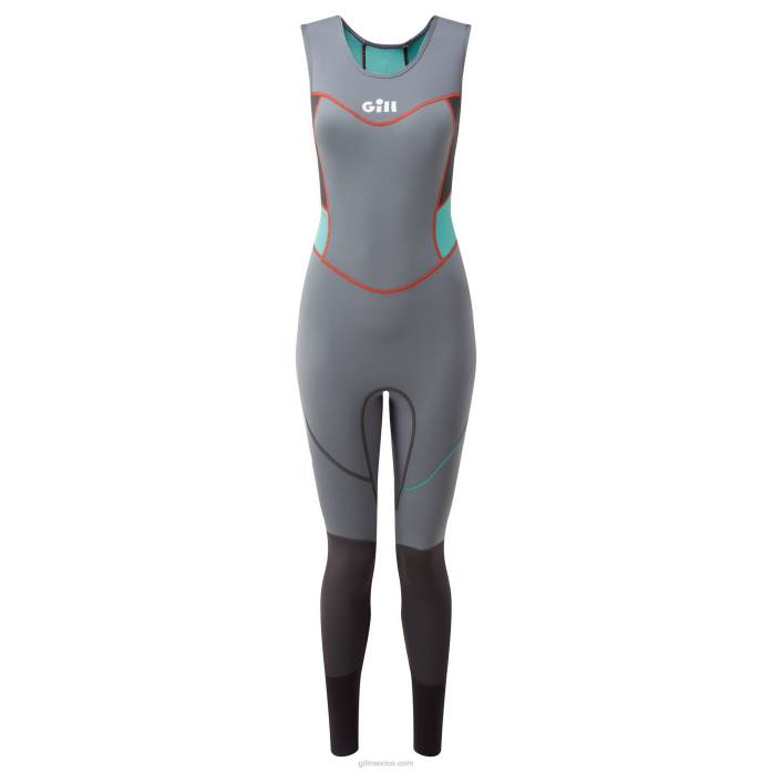 Gill Marine traje de esquife zenlite mujer gris acero Z6F2503