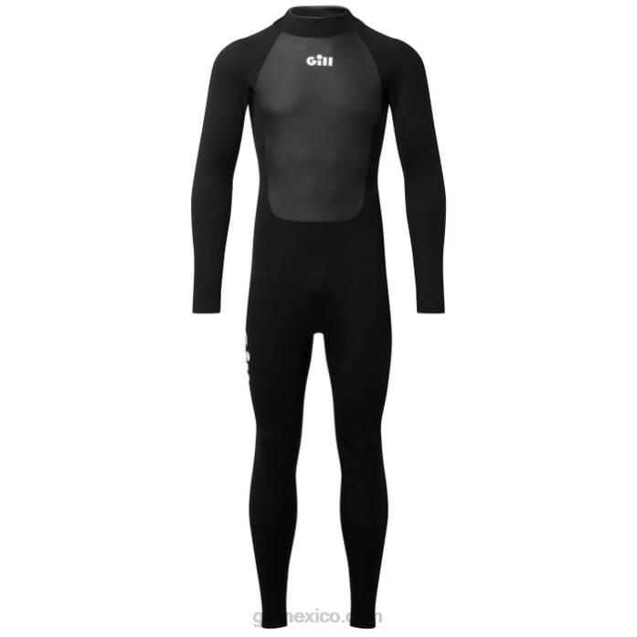 Gill Marine traje de neopreno de persecución para hombre con cremallera trasera de 4/3 mmZ6F2342